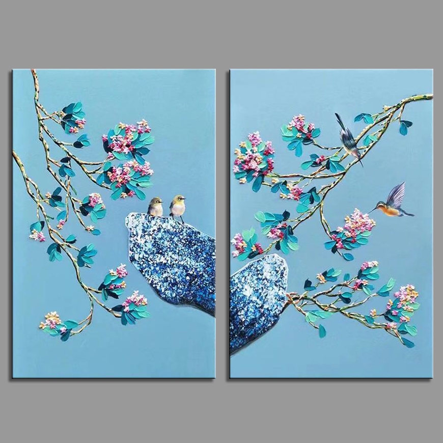 Spring Birds and Fragrant Flowers II