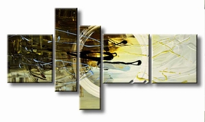 abstract schilderij distance II