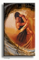 Danseres schilderij beauty 'n muziek