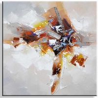 Abstracte moderne schilderijen | Aardetint beauty I