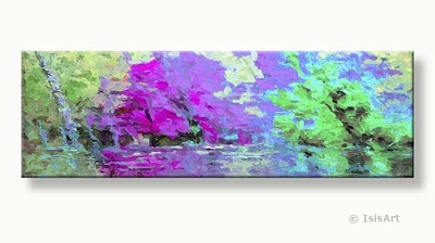 boom schilderijen schilderij met gekleurde bladeren