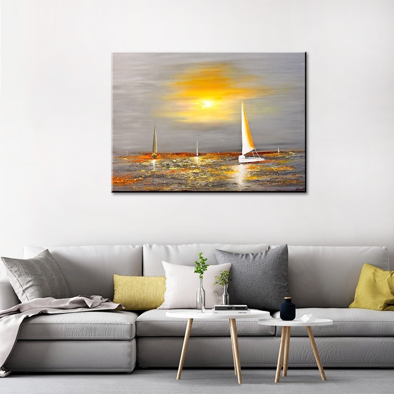 zeiljacht schilderen boten schilderij zeiljachten zee landschap zeiljacht schilderen boten schilderij zeiljachten zee landschap