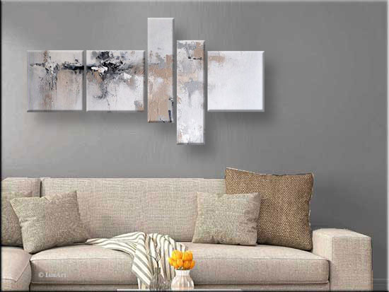 foto-met olifanten-schilderij-boven-het-bankstel-in-de-living