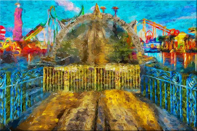 digi-art-schilderij-de-achtbaan-van-het-leven-van-kunstenaar-ron